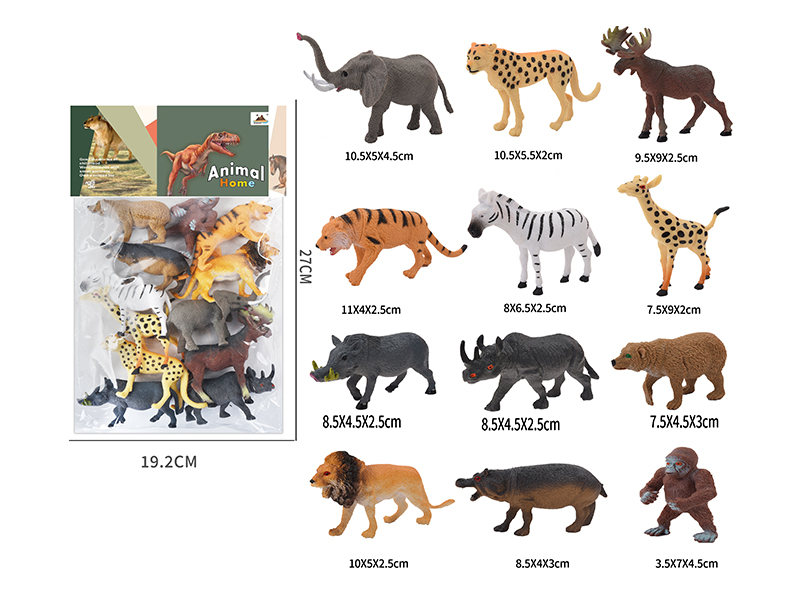 5-Inche Animal 12PCS