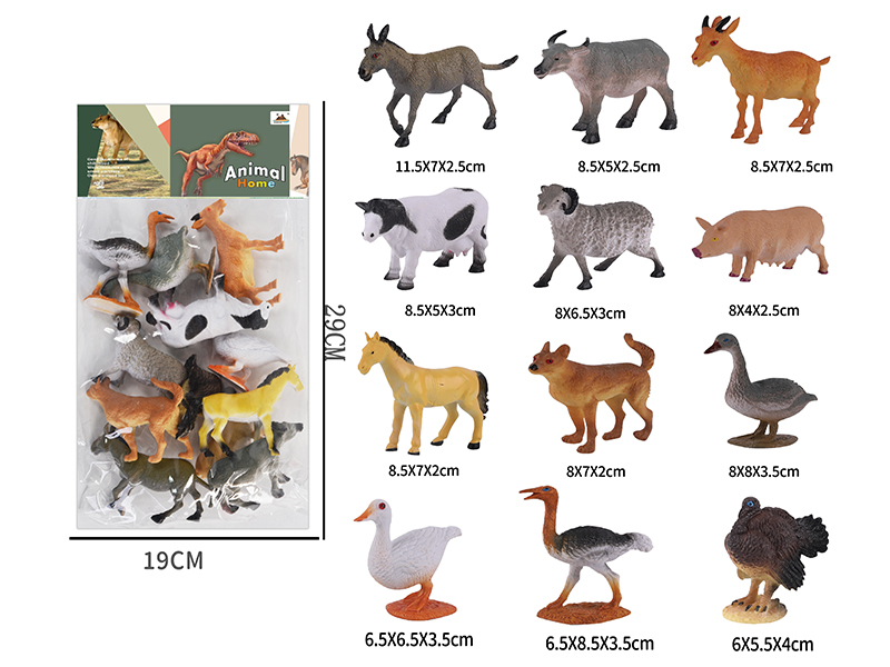 5-Inche Farm Animal 12PCS