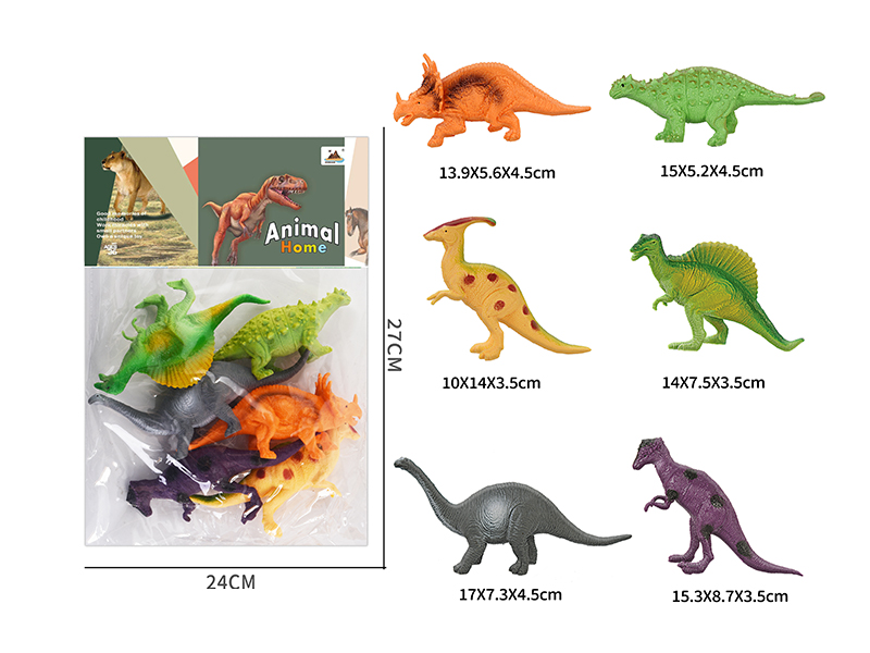 6-Inche Dinosaur 6PCS