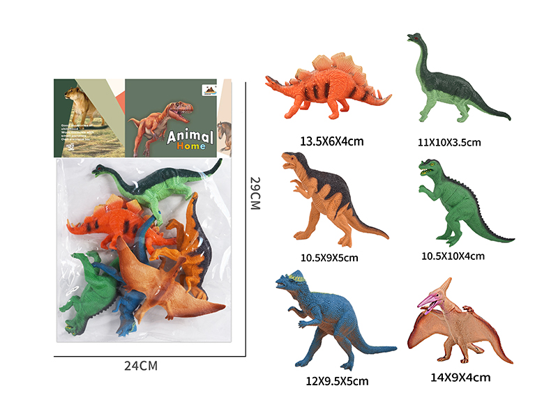 6-Inche Dinosaur 6PCS