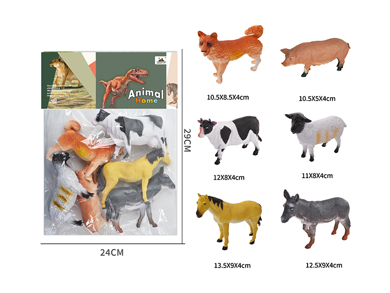 6-Inche Farm Animal 6PCS