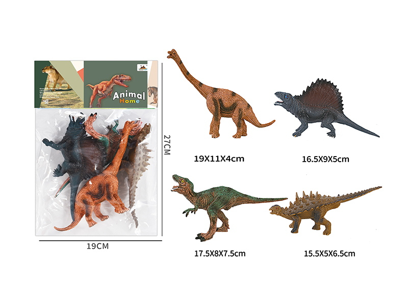 6-Inche Dinosaur 4PCS