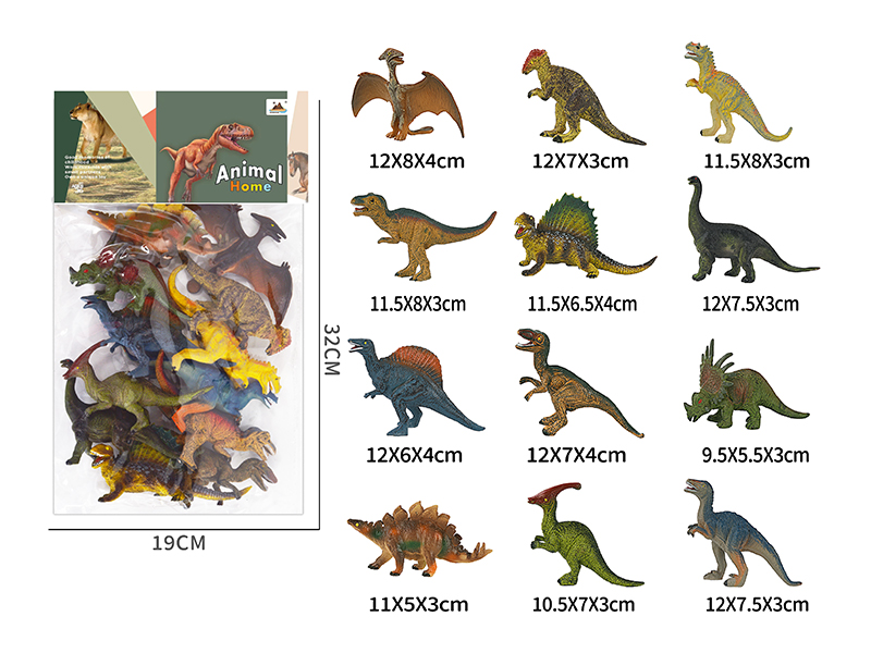 5-Inche Dinosaur 12PCS