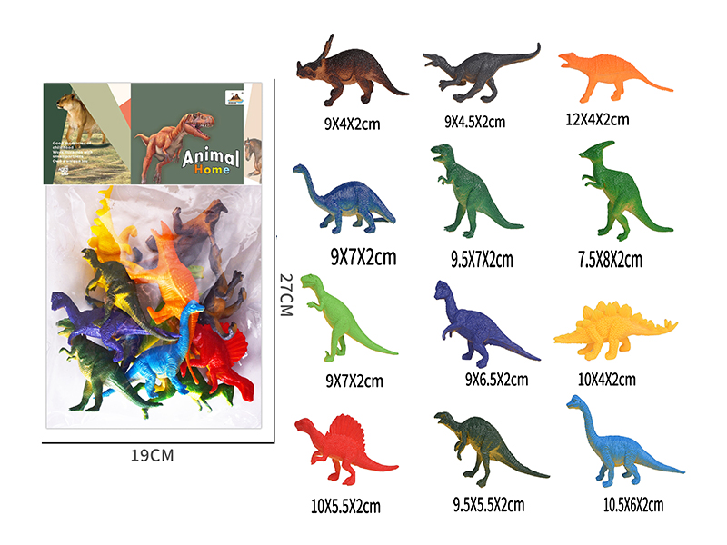 4-Inche Dinosaur 12PCS