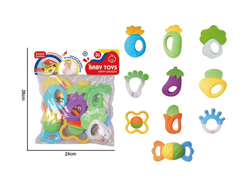 10PCS Cartoon Comfort Dental Glue Toy