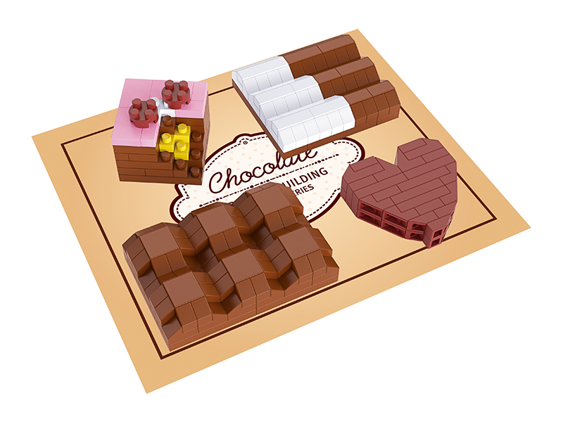 215PCS Chocolate Building Blocks