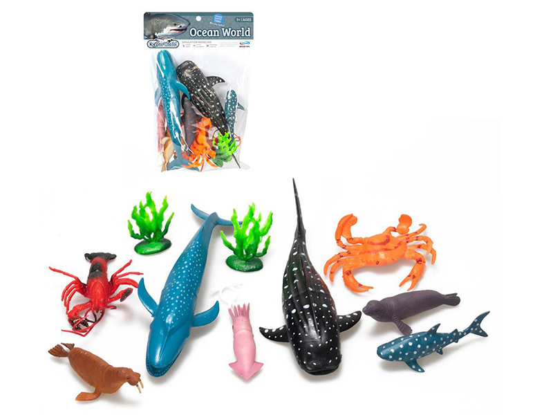 Sea Animals Set 10pcs