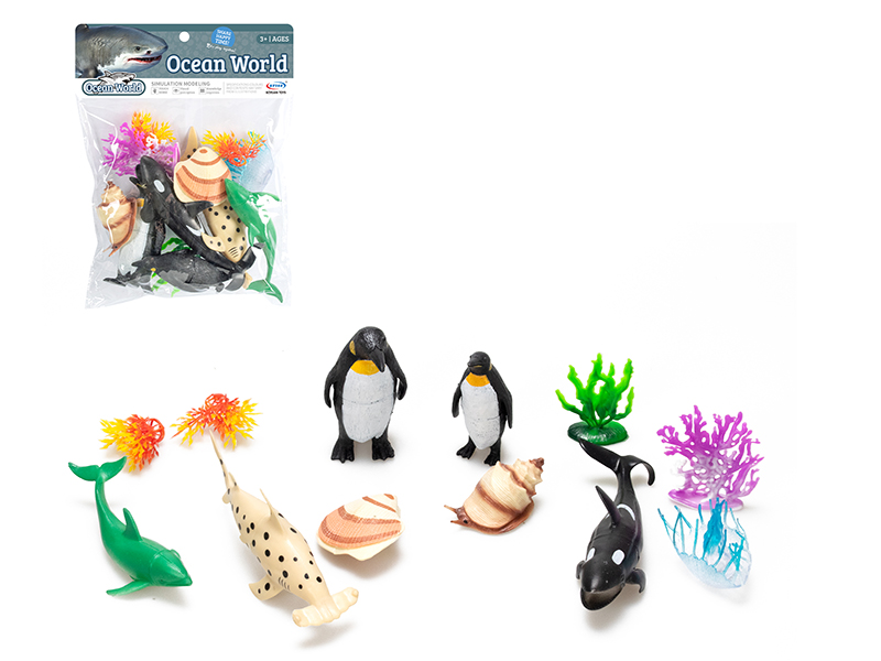 Sea Animals Set 12pcs