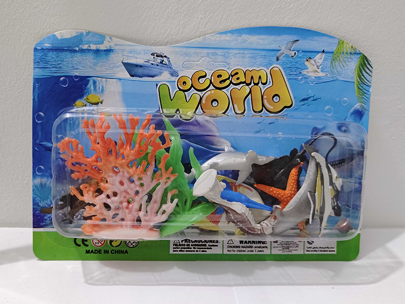 Solid Sea Animals Set