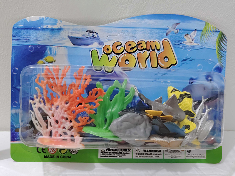 Solid Sea Animals Set