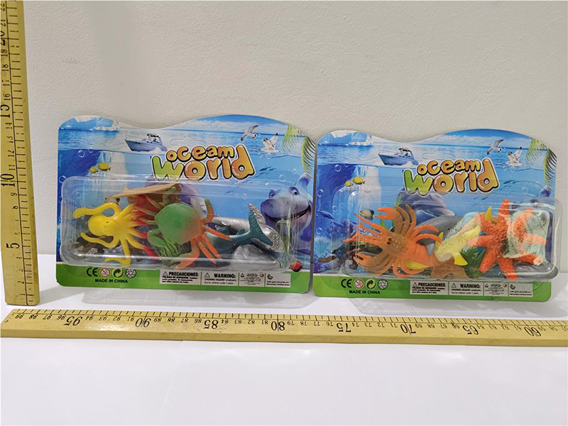 Solid Sea Animals Set