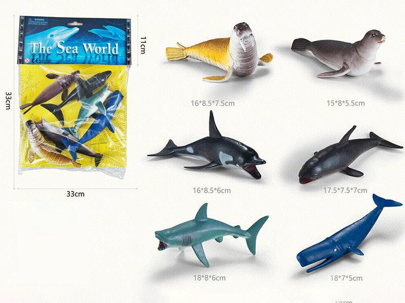 Sea Animals With BB Whistle(6)