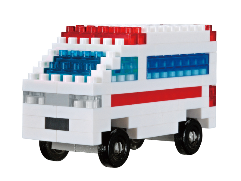 100PCS Ambulance Building Block