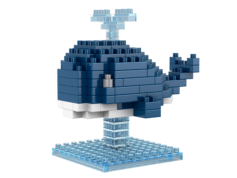 105PCS Whale Building Block