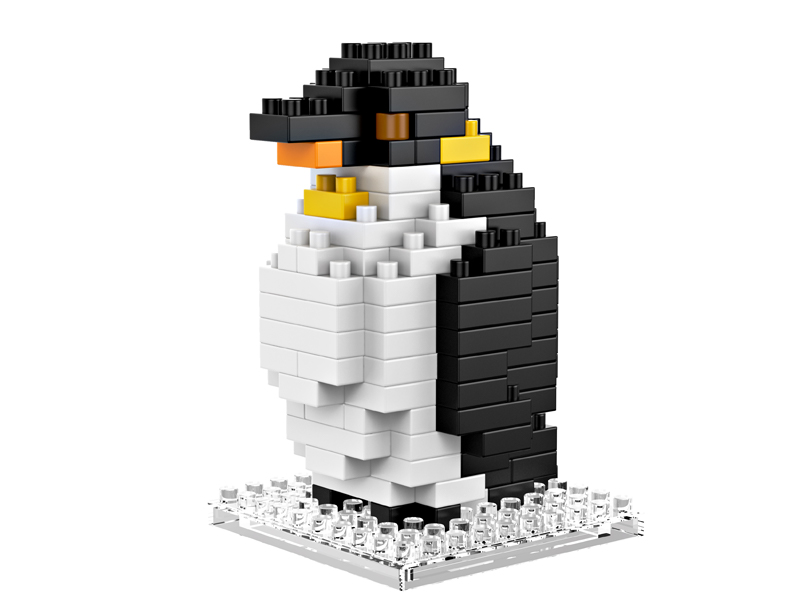 107PCS Penguin Building Block