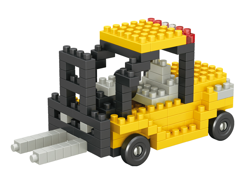 140PCS Forklift Building Block