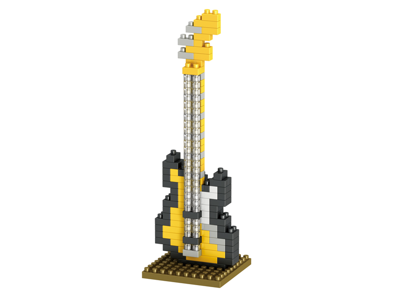 161PCS Electric Bass Building Block