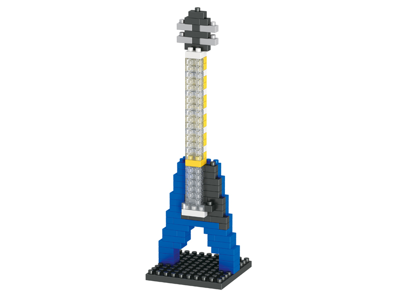 133PCS Blue Electric Guitar Building Block