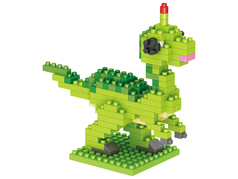 157PCS Tsintaosaurus Spinorhinus Building Block