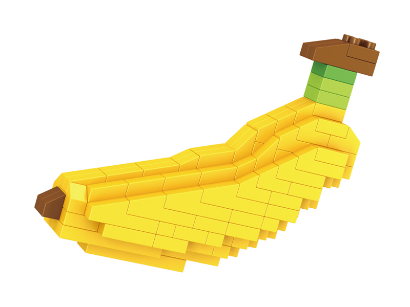113PCS Banana Building Block