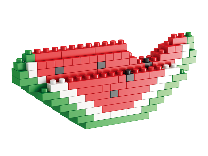 100PCS Watermelon Building Block