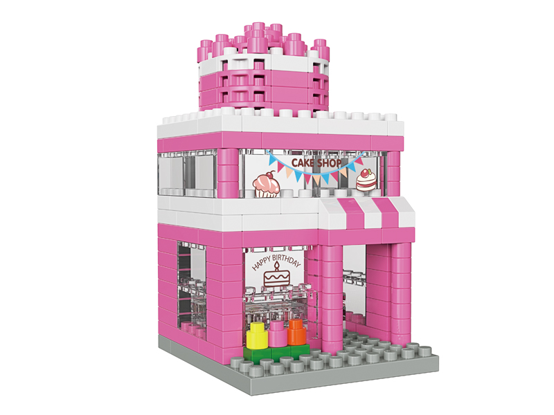 171PCS Cake Shop Building Block