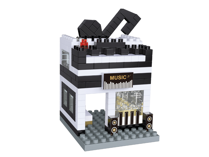 199PCS Musical Instrument Shop Building Block