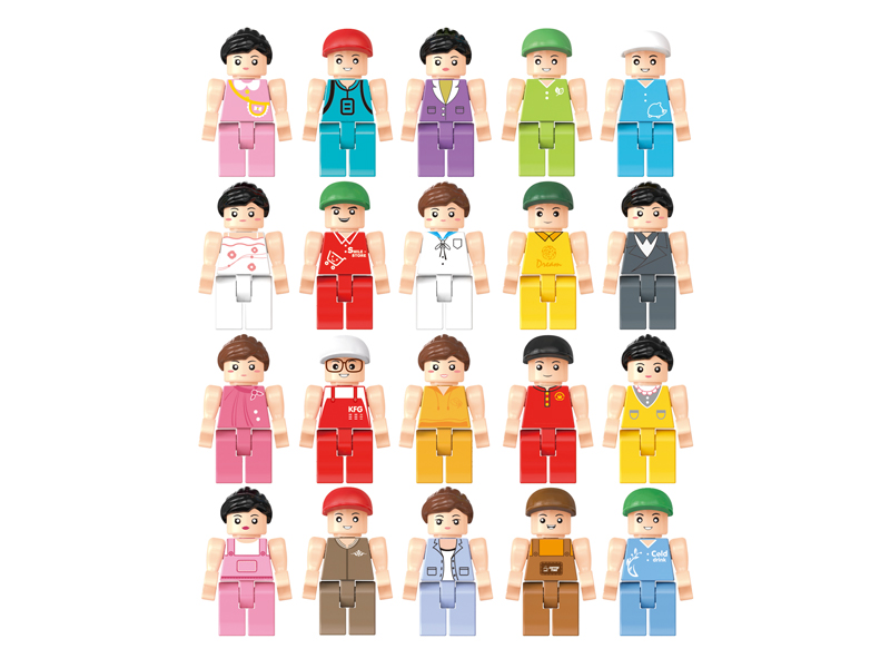 30PCS  Cartoon Building Block