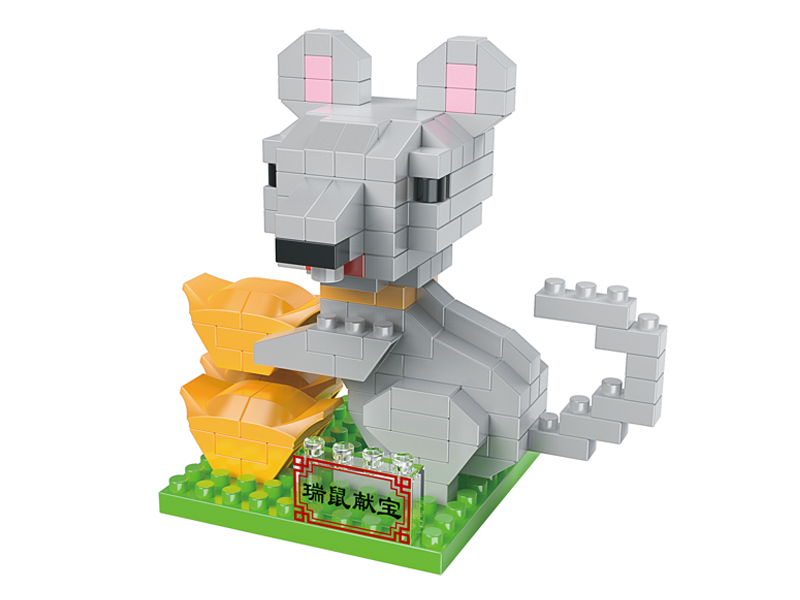172PCS Mouse Building Block