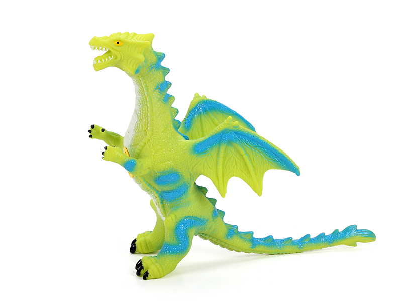 Single Headed Flying Dragon - Green