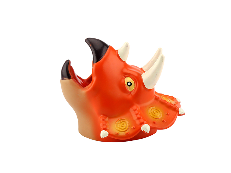 Cartoon Triceratops Hand Puppet Toy
