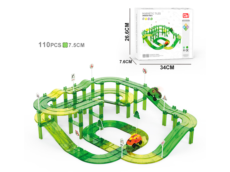 110PCS B/O Dinosaur Railcar（2 Cars）