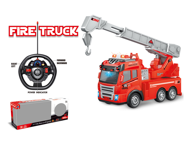 R/C 4CH Fire Hook Truck