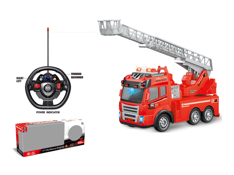R/C 4CH Fire Ladder Truck