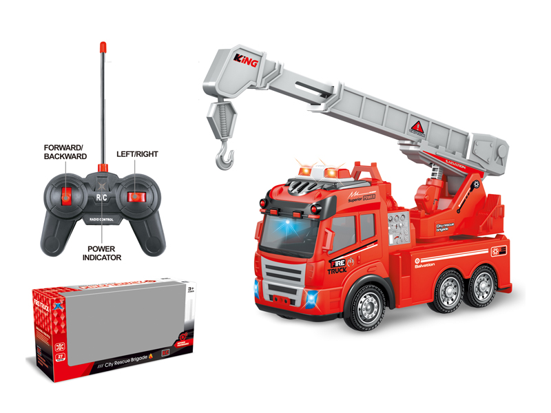 R/C 4CH Fire Hook Truck