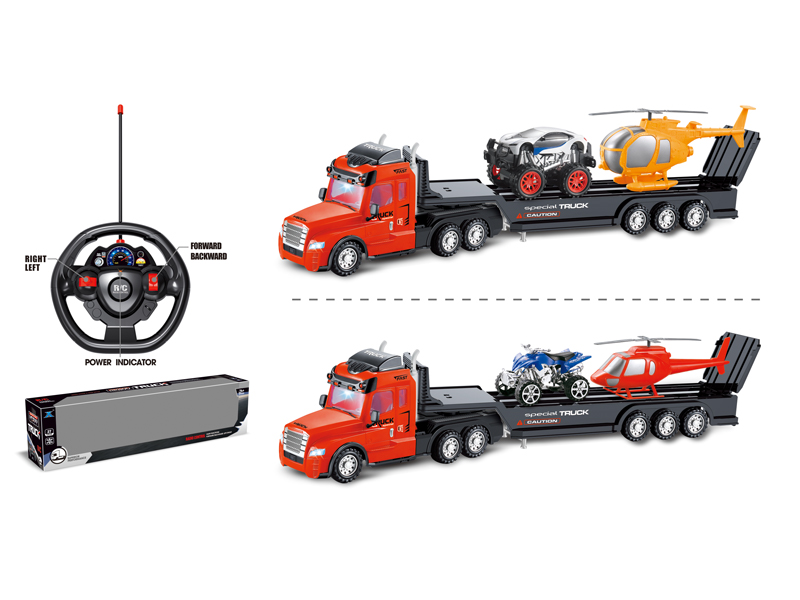 R/C 4CH Tractor+Beach Motorcycle+Airplane