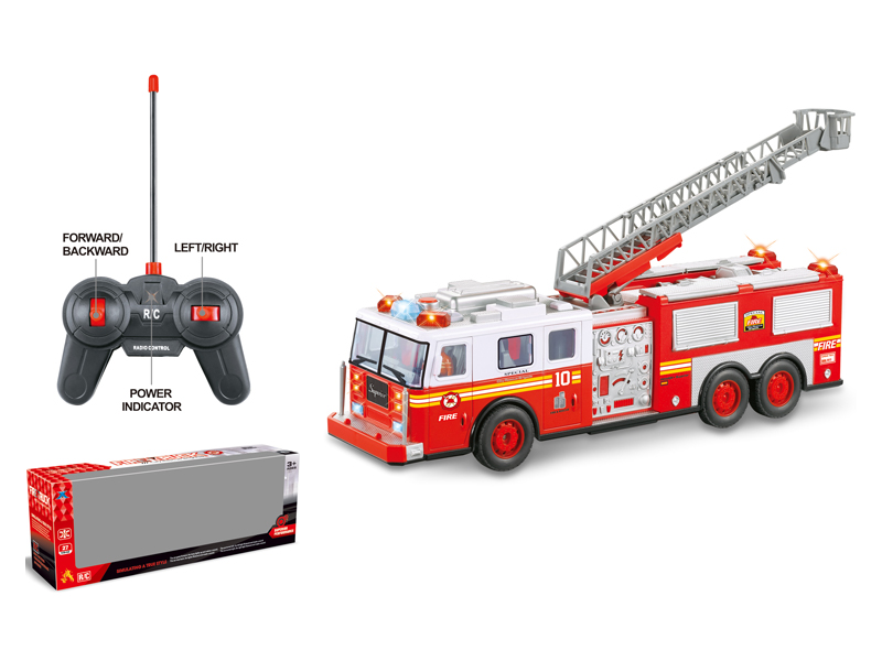 R/C 4CH Fire Ladder Truck
