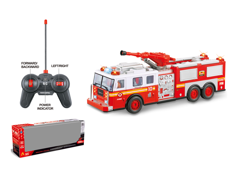 R/C 4CH Fire Water Bubble Truck