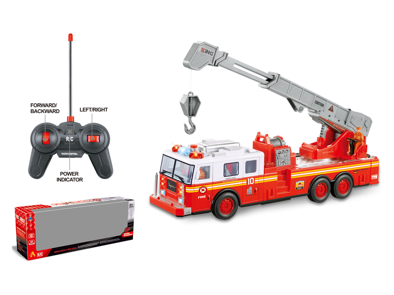 R/C 4CH Fire Hook Truck