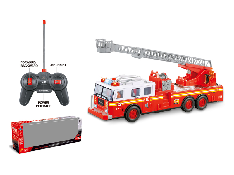 R/C 4CH Fire Ladder Truck