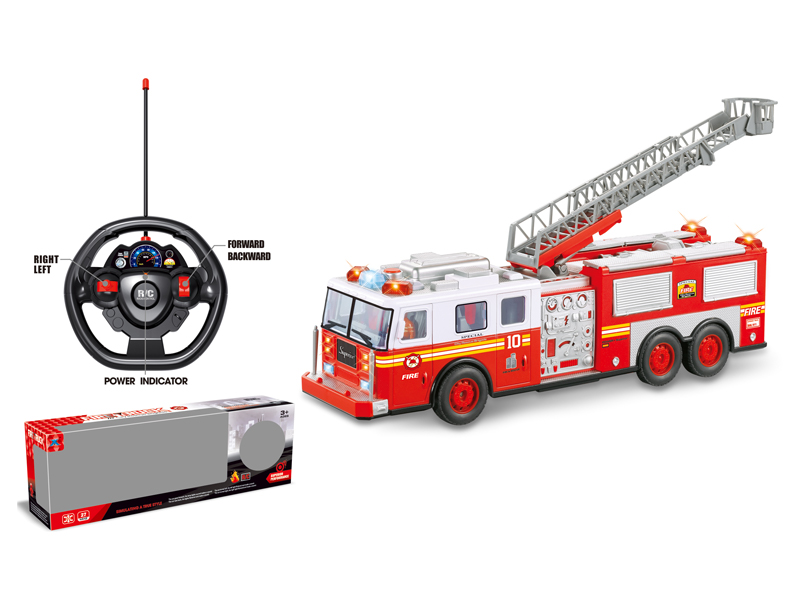 R/C 4CH Fire Ladder Truck
