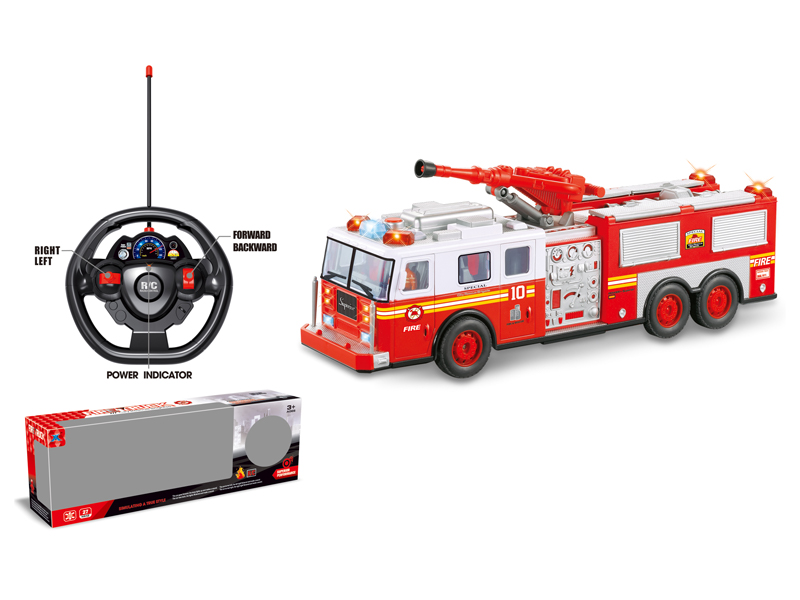 R/C 4CH Fire Water Bubble Truck