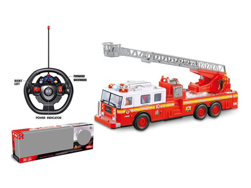 R/C 4CH Fire Ladder Truck