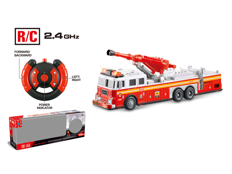 2.4G R/C Fire Water Bubble Truck