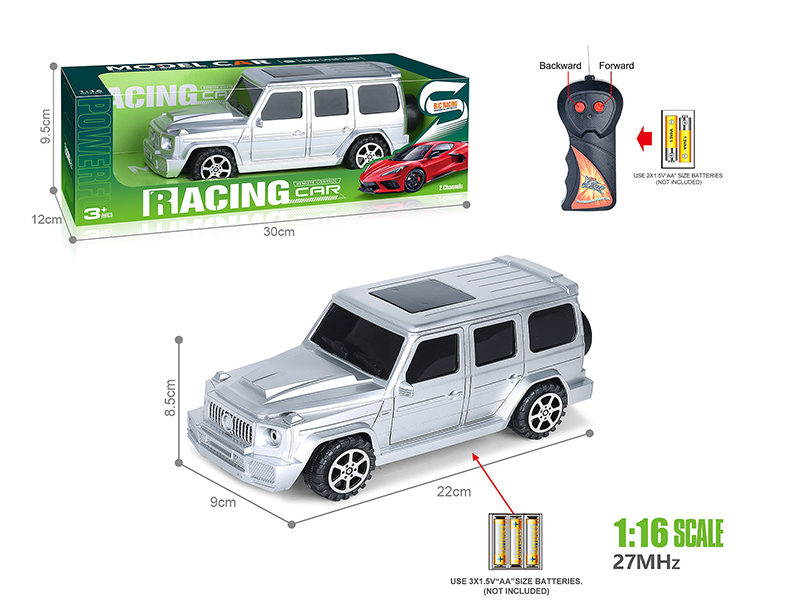 27Mhz 1:16 2-Channel Remote Control Mercedes-Benz Grand G Spray-Painted Simulation Car(Not Included Batteries)