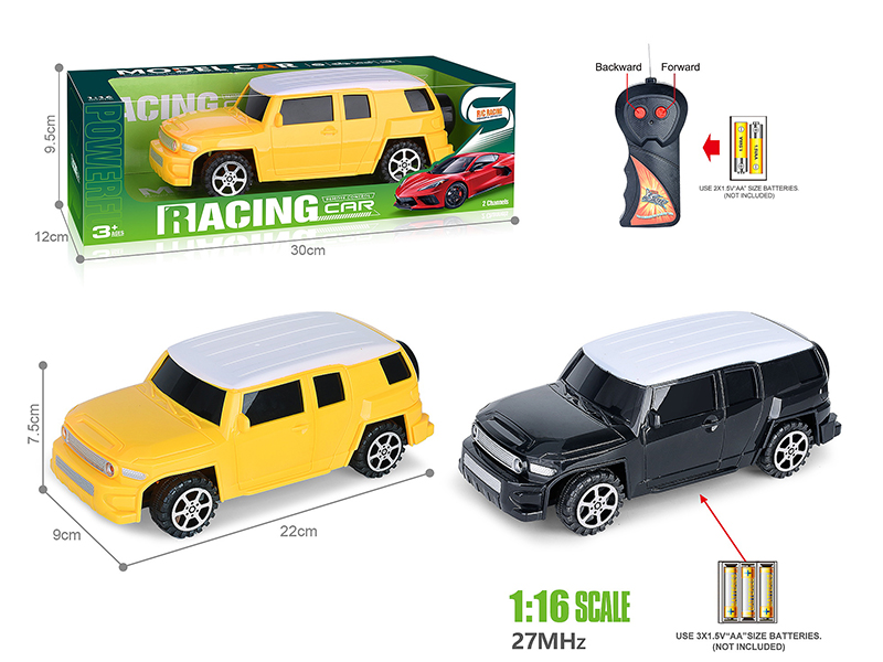 27Mhz 1:16 2-Channel Remote Control Toyota Cruiser Simulation Car(Not Included Batteries)