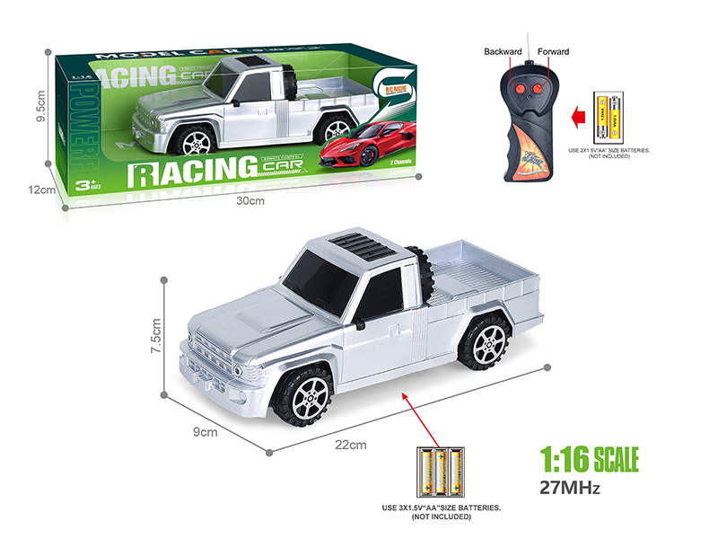 27Mhz 1:16 2-Channel Remote Control Spray-Painted Pickup Truck(Not Included Batteries)
