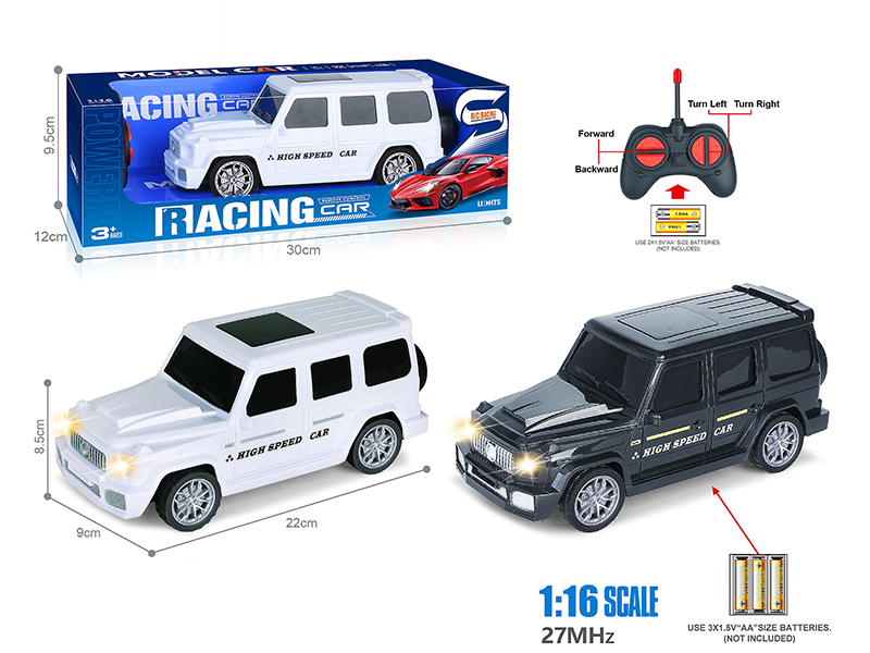 27Mhz 1:16 4-Channel Remote Control Mercedes-Benz Grand G Simulation Car With Headlight(Not Included Batteries)