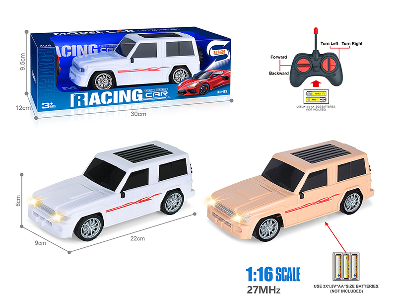 27Mhz 1:16 4-Channel Remote Control Wrangler Simulation Car With Headlight(Not Included Batteries)
