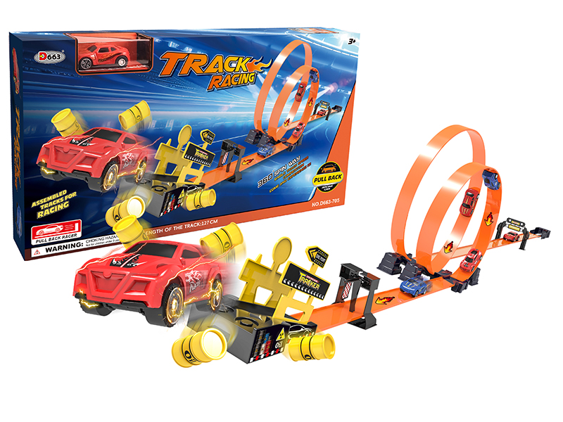 Super Speed Track Racing (Pull Back Cars)